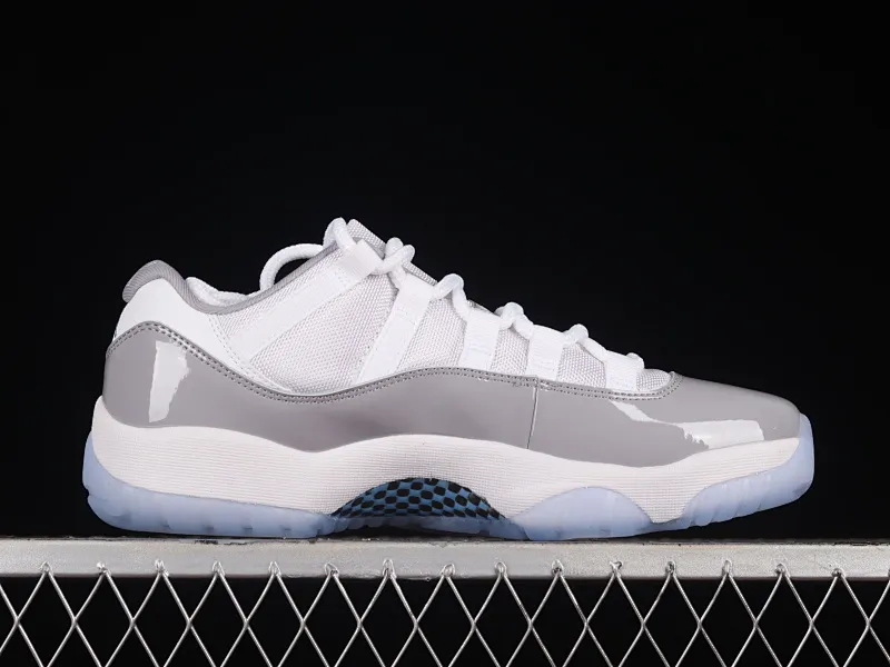 All categories Air Jordan Jordan series basketball shoes Air Jordan 11 pure original version Air Jordan 11 Low "Cement Grey" AJ11 Joe 11 cool gray low-top basketball shoes AV2187-140